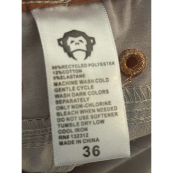 Howler Brothers Shorts Men's Sz 36 Deep Set Board Shorts in Adobe Rust Pockets - Picture 7 of 7